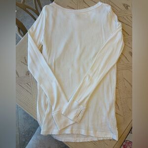 Free People Long Sleeve T-Shirt /Thermal Henley /Waffle Henley